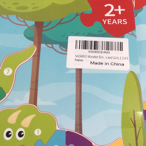 * - Wooden Dinosaur puzzle 3 in 1 ages 2 toddler and over. Two sets for one … - Picture 7 of 8